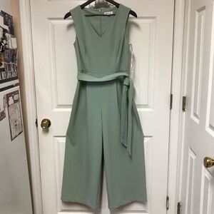 Calvin Klein Wide Leg Sleeveless Pantsuit